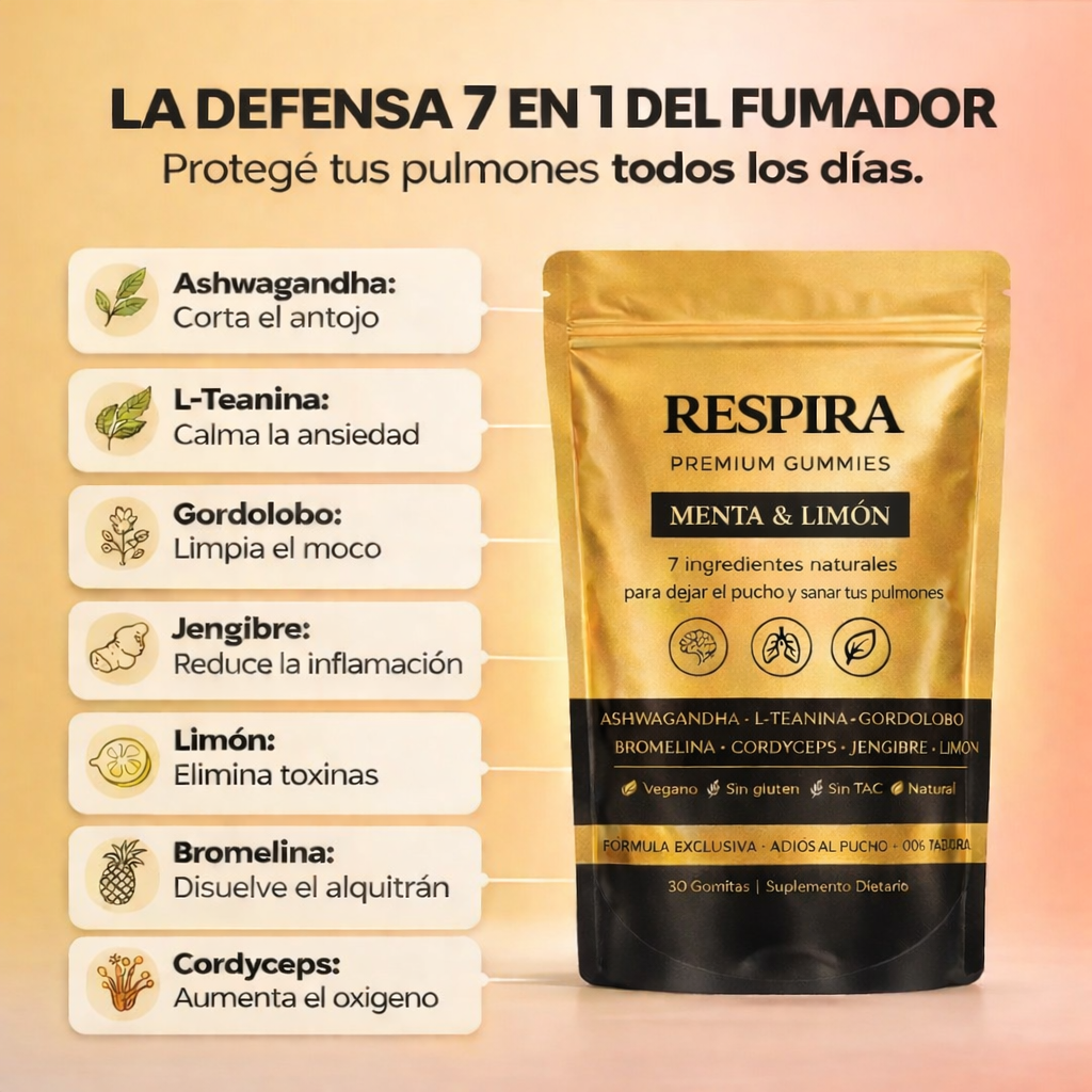 Respira - Gomitas Premium Anti-Smoking