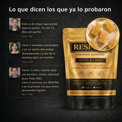 Respira - Gomitas Premium Anti-Smoking