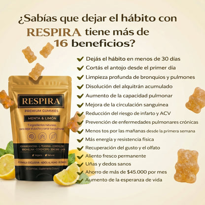 Respira - Gomitas Premium Anti-Smoking