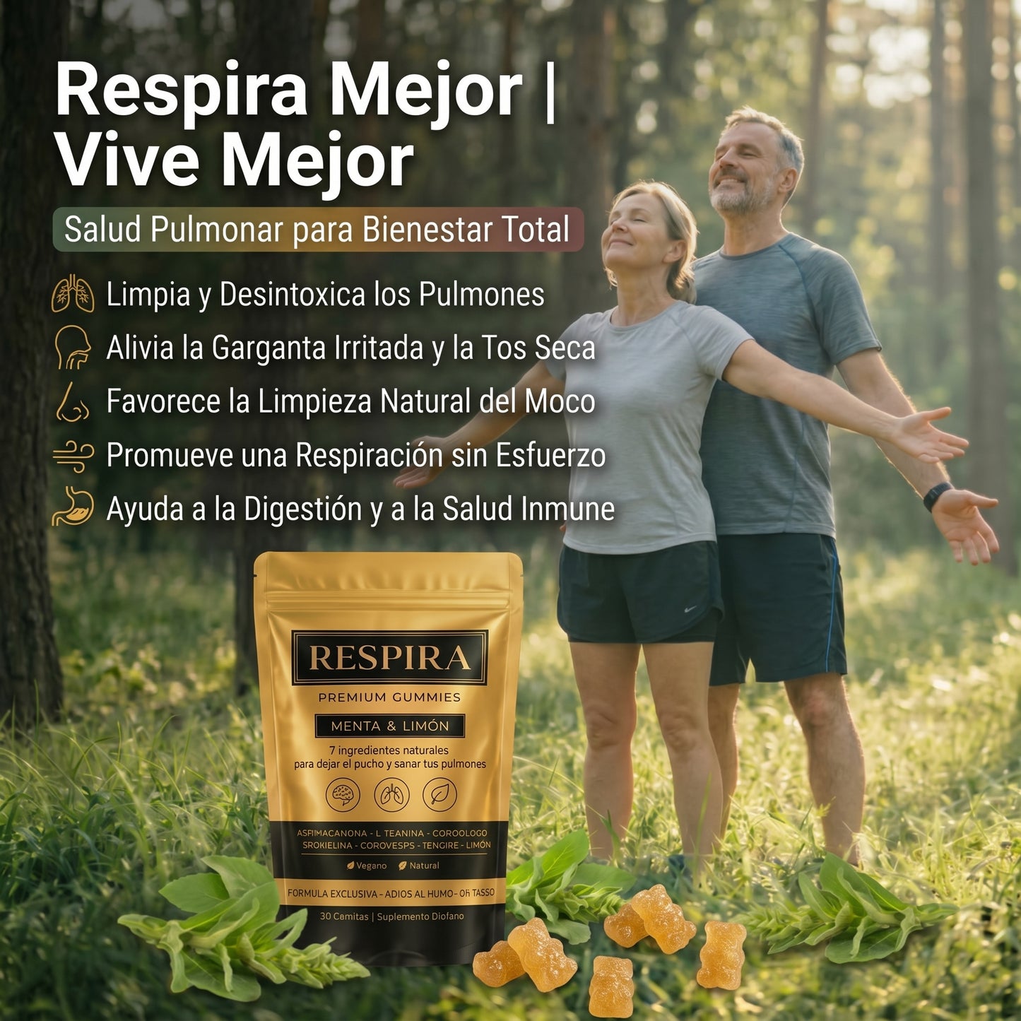 Respira - Gomitas Premium Anti-Smoking