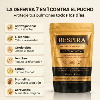 Respira - Gomitas Premium Anti-Smoking